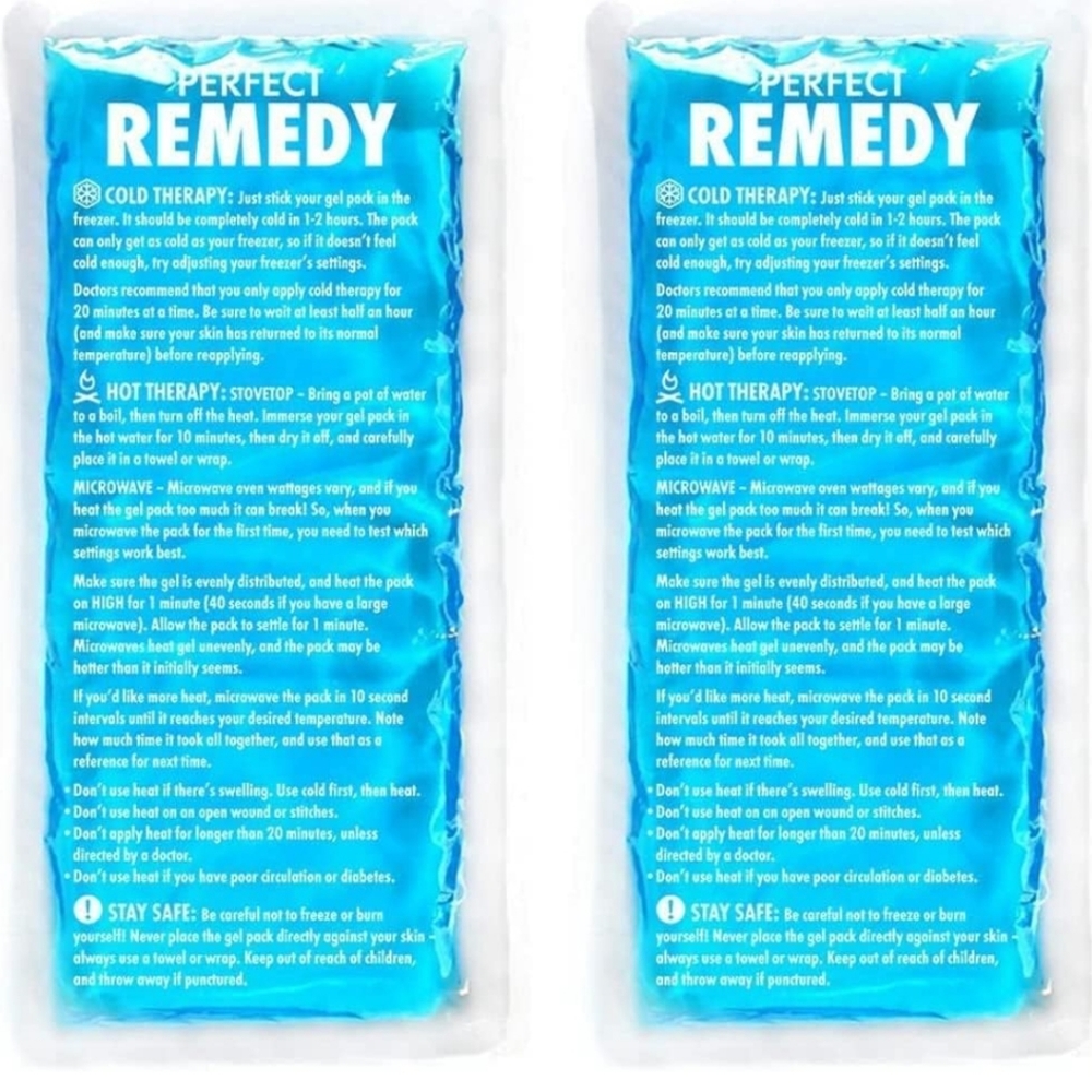 Gel Ice Packs for Injuries Reusable Gel Reusable Hot Pack & Cold 